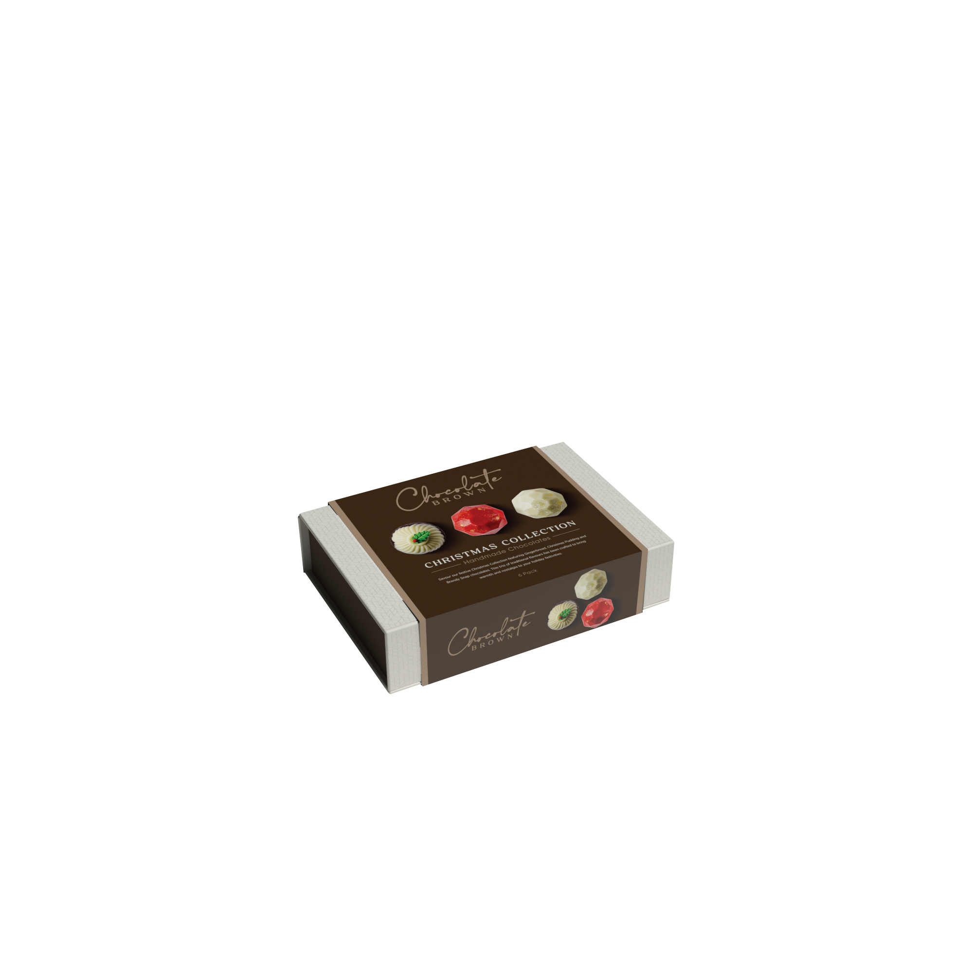 CBB43 christmas collection - 6 pack chocolate brown